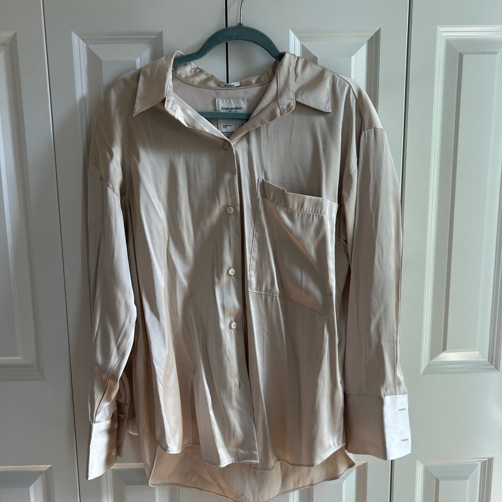 Abercrombie & Fitch Beige Shirt